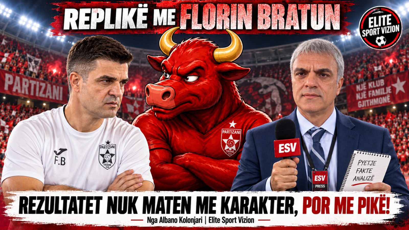 REPLIKË ME FLORIN BRATUN: PARTIZANI NUK KA NEVOJË PËR NOTË NË SJELLJE, POR PËR PIKË