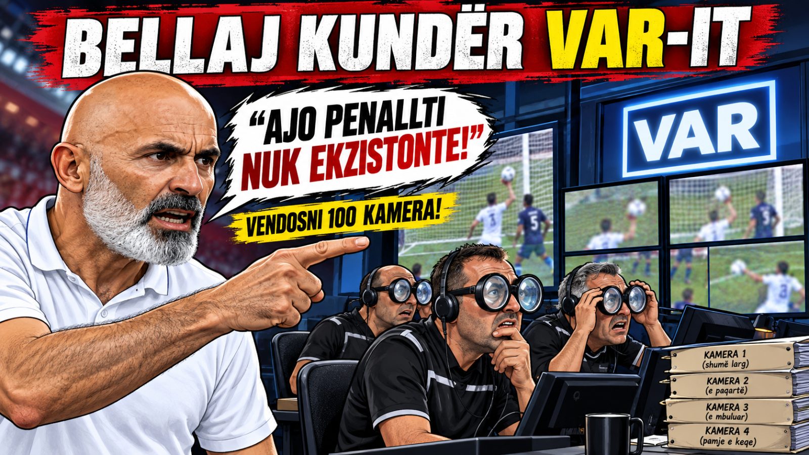 BELLAJ NUK PËRMBAHET: “AJO PENALLTI NUK EKZISTONTE, PËR MUA NDESHJA PËRFUNDOI 1-0”