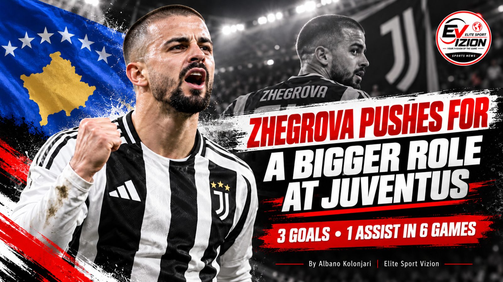 Zhegrova Pushes for a Bigger Role at Juventus After Scoring for Kosovo