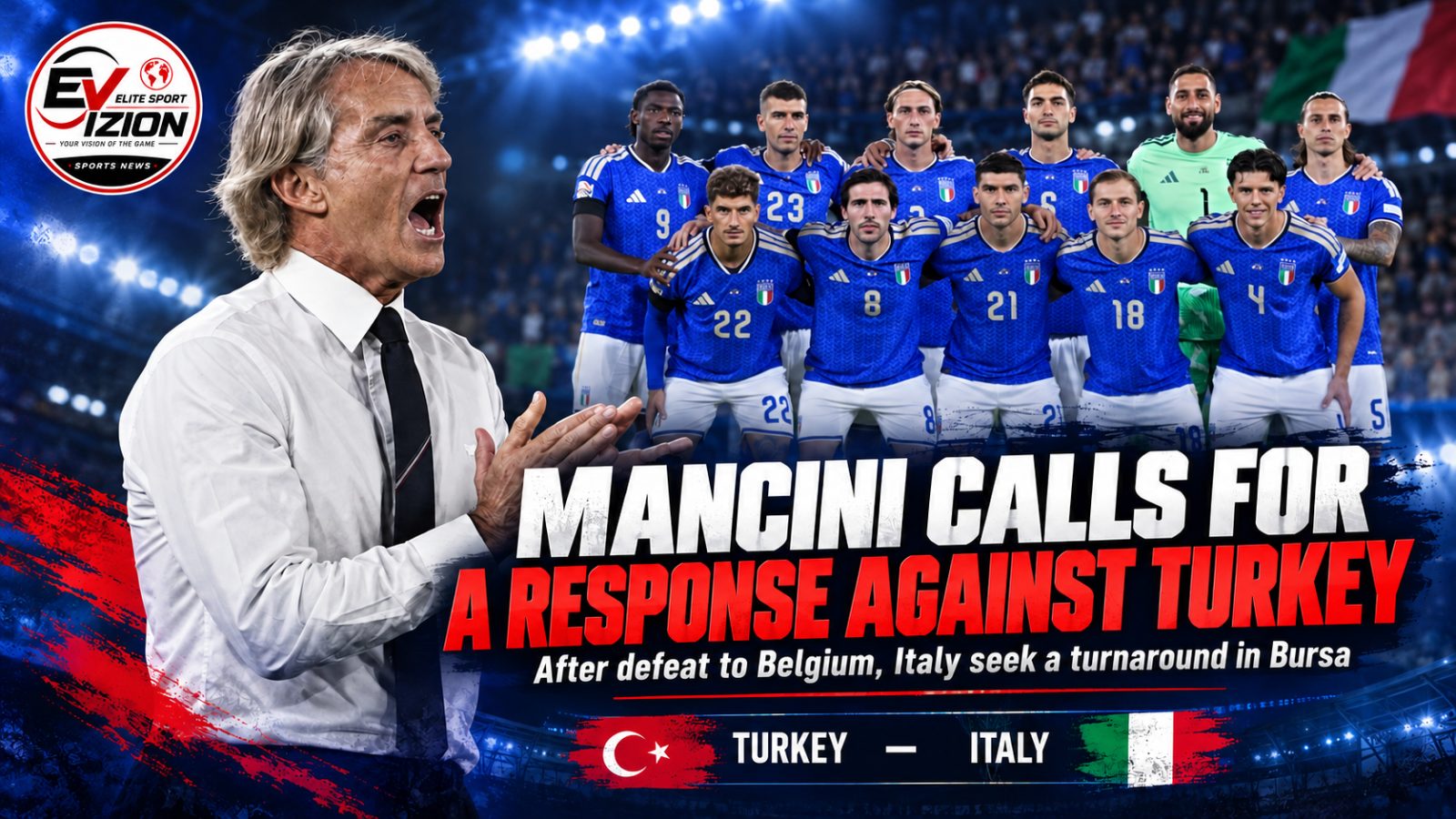 Mancini Calls for a Response Against Turkey: “Results Will Change the Atmosphere”