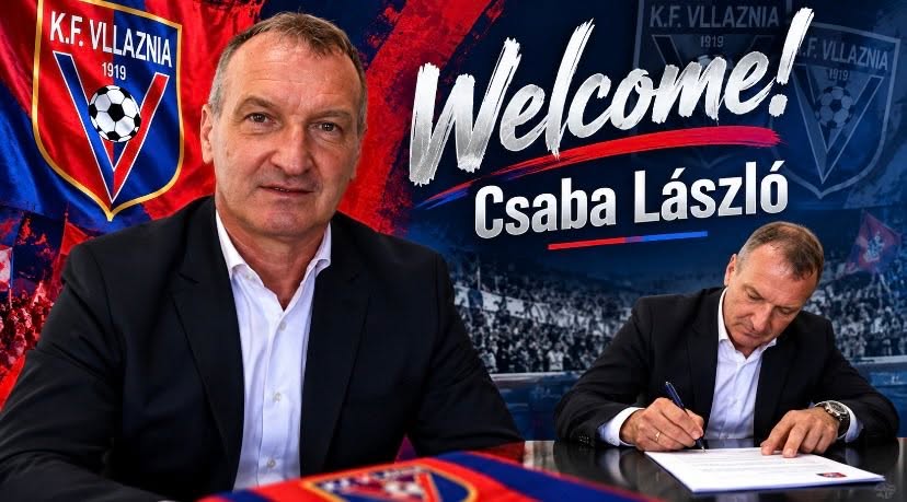 Vllaznia nis epokën Csaba László: eksperiencë ndërkombëtare për të ringritur kuqeblutë
