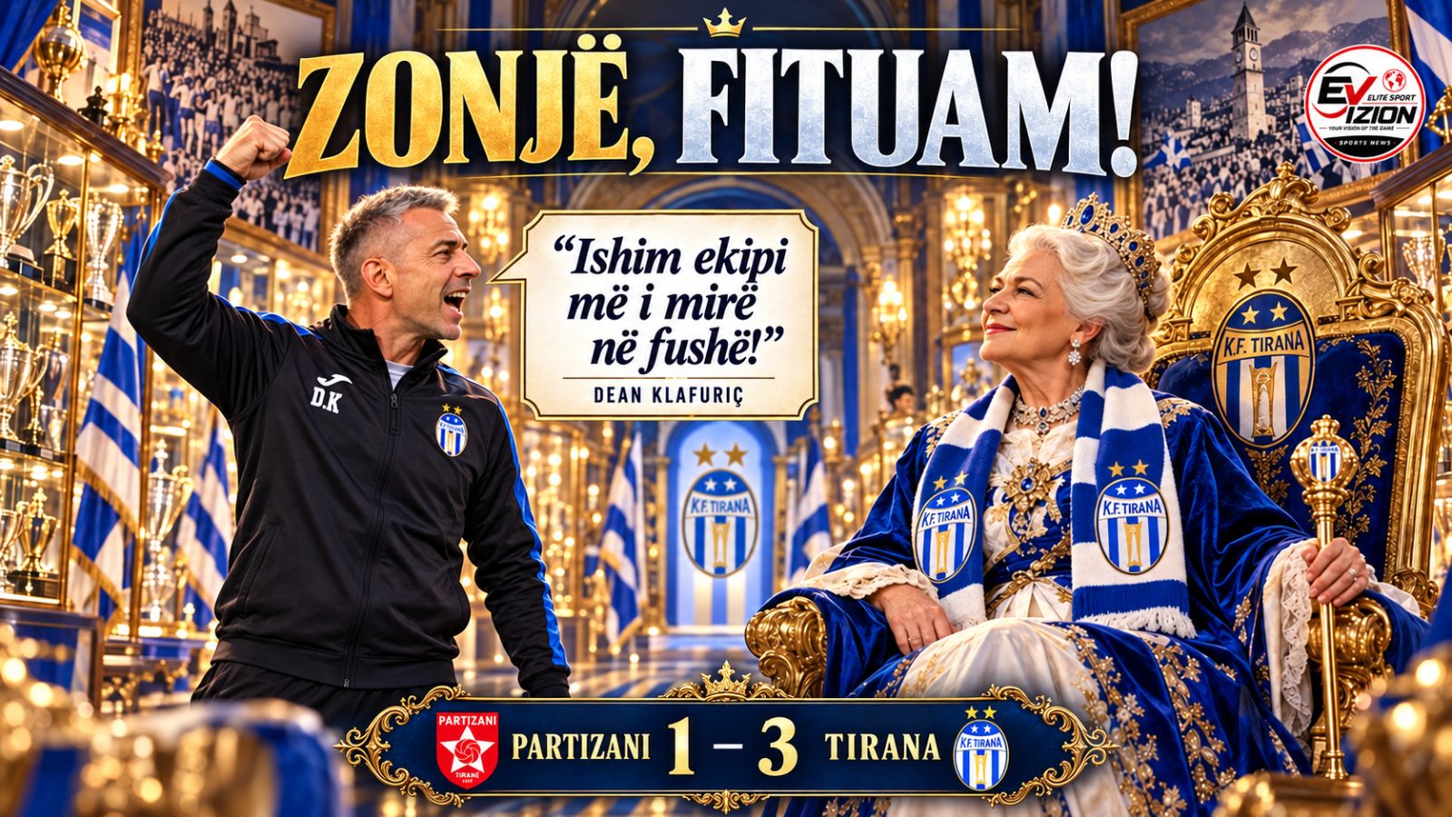 KLAFURIÇ: “E MERITUAM FITOREN, ISHIM EKIPI MË I MIRË NË FUSHË!”